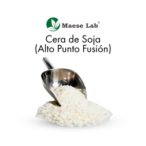 Cera de Soja p/ velas de pilar o desmolde (APF): No produce hollín ni humo al usarse en velas, es ecológica y ideal para aromaterapia en salas o cabinas.