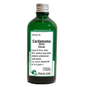 Extracto de Cardamomo Verde - Tintura