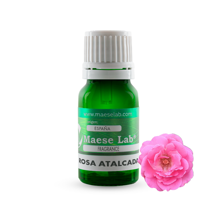 La Esencia Aromática de Rosa Atalcada es un acorde o base, utilizada como componente aromático en la fabricación de Perfumes Profesionales y Colonias.