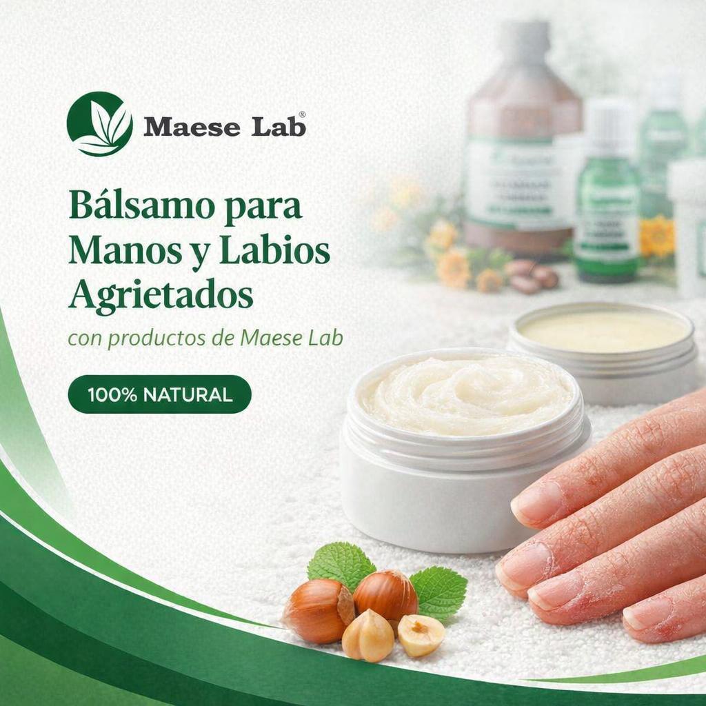 Bálsamo para Manos y Labios agrietados – Receta Casera