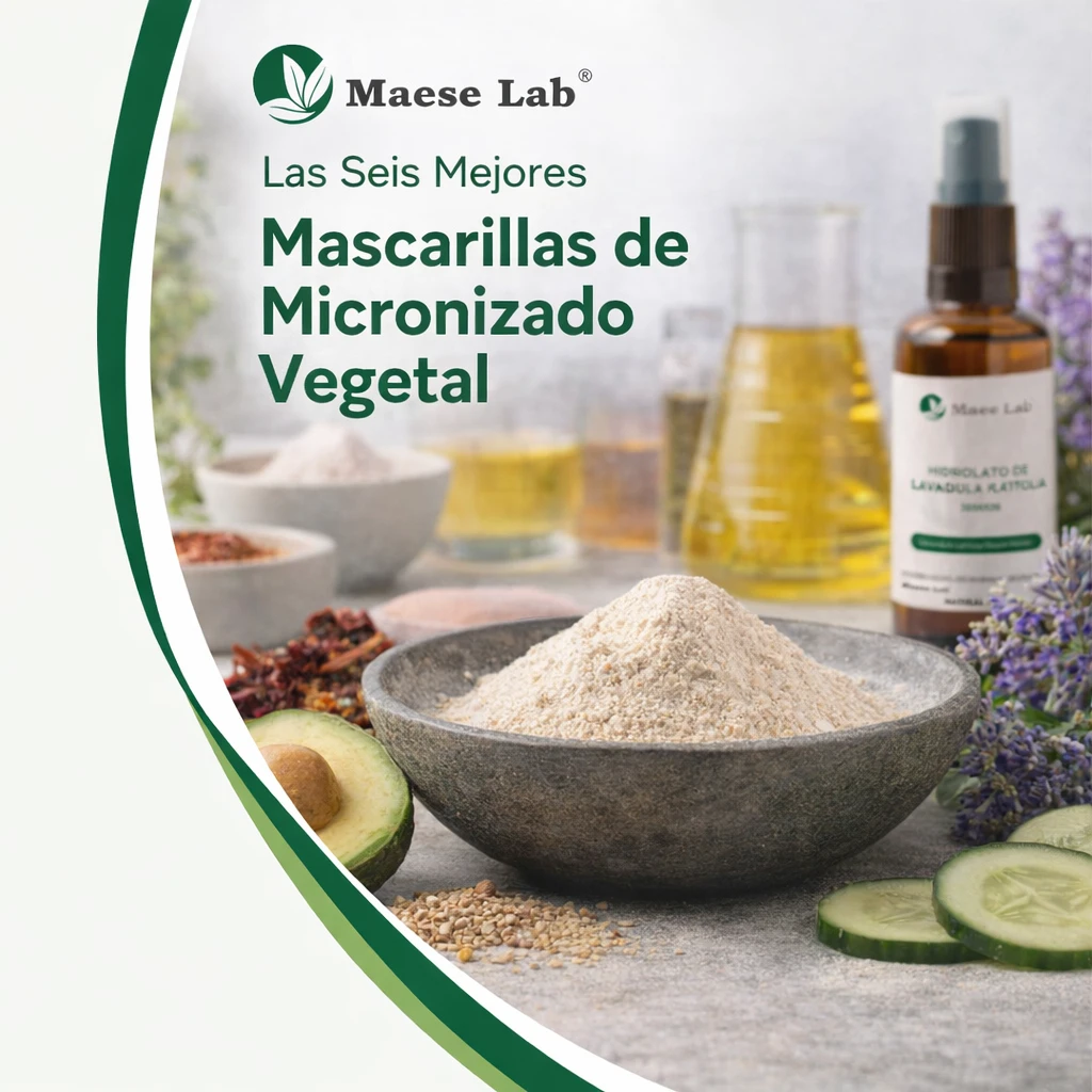 Mascarillas de micronizado vegetal