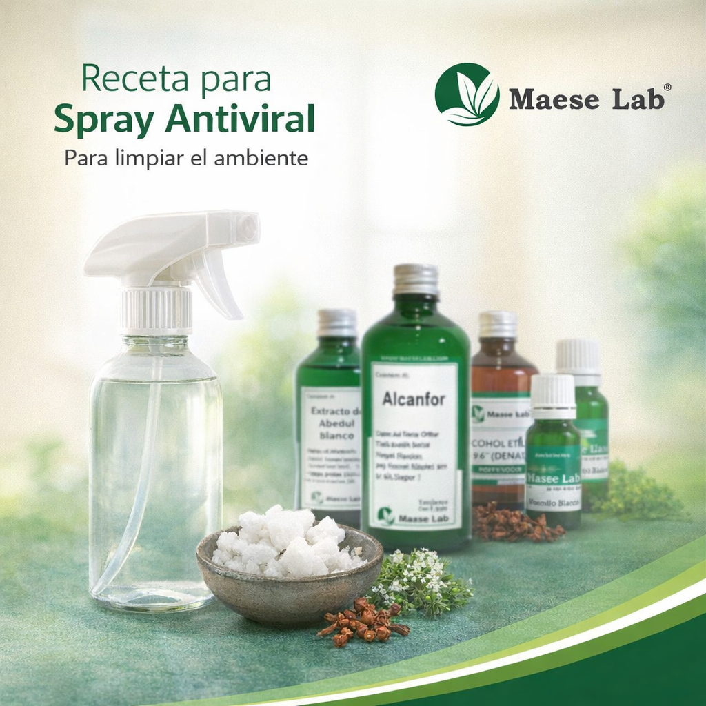 Spray Antiviral para limpiar el ambiente
