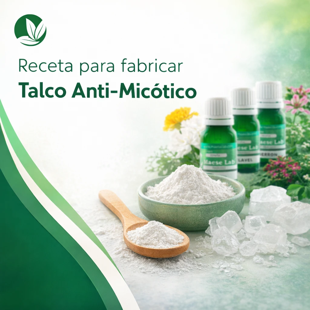Receta para fabricar Talco Anti-Micótico