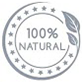 100% natürliches Symbol
