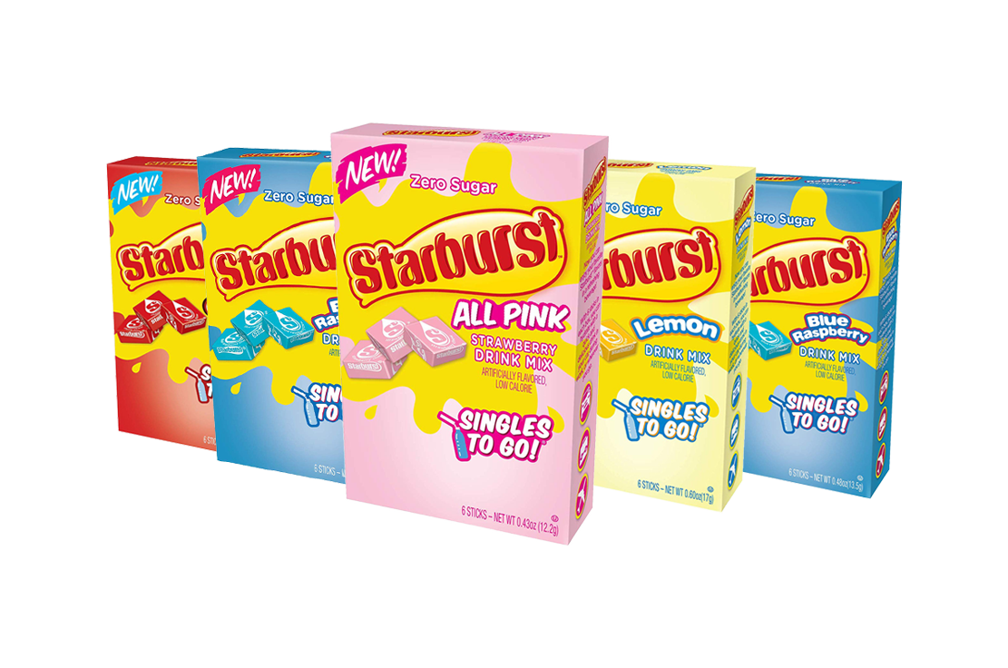 Starburst Zero Sugar Drink Mix Sachet Pack (6 Sticks) Starburst Zero Sugar Drink Mix Sachet Pack (6 Sticks)