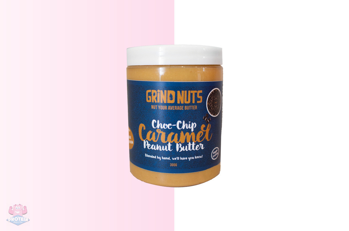 Grind Nuts Choc Chip Salted Caramel Peanut Butter Grind Nuts Choc Chip Salted Caramel Peanut Butter