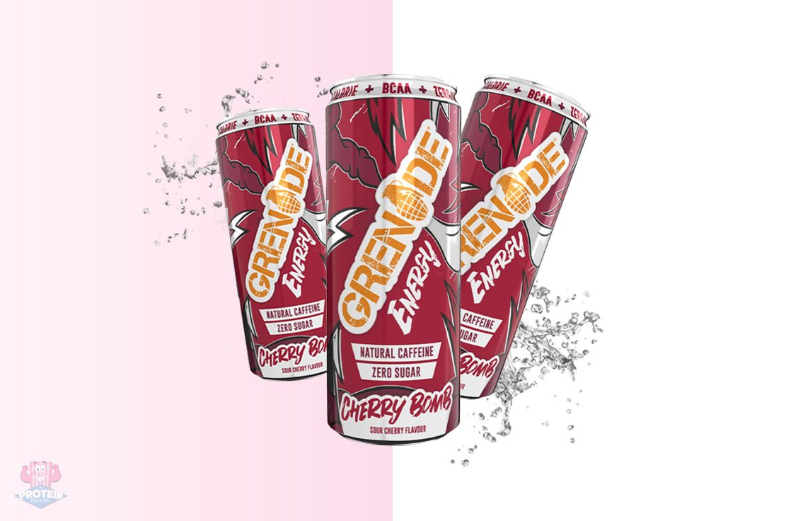 Grenade Energy® Drink Cherry Bomb 330ml The Protein Pick and Mix UK