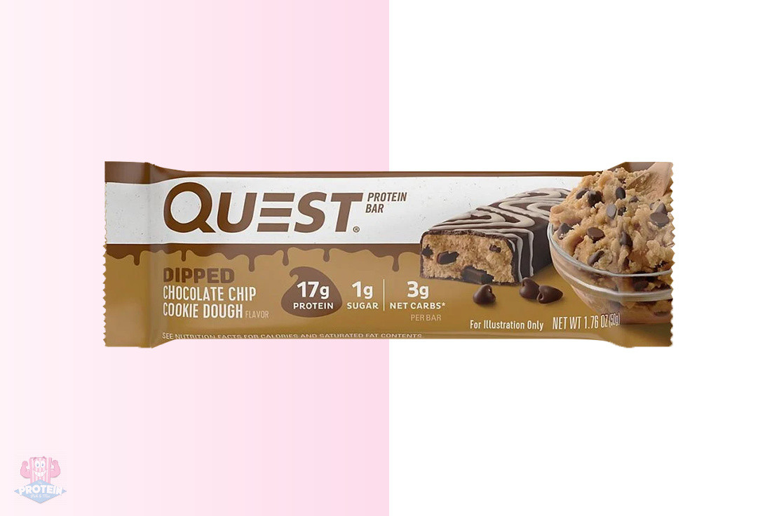 Quest Bar - Dipped Chocolate Chip Cookie Dough Quest Bar - Dipped Chocolate Chip Cookie Dough