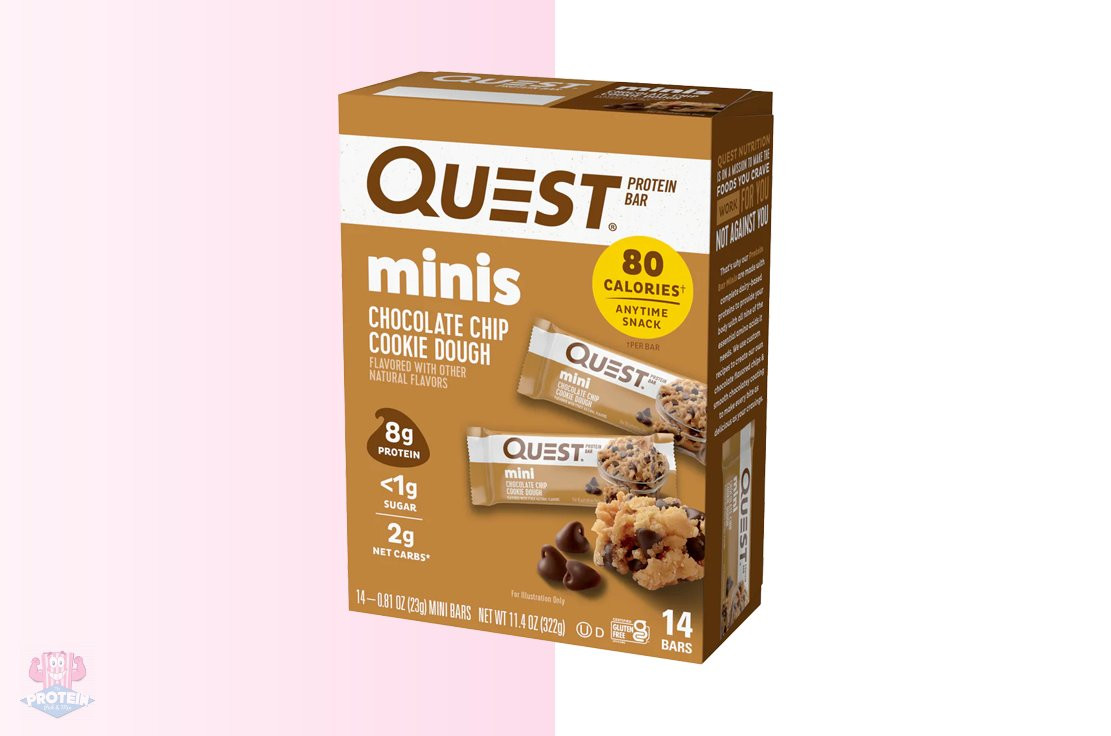 Quest Nutrition Mini Protein Bars - Chocolate Chip Cookie Dough