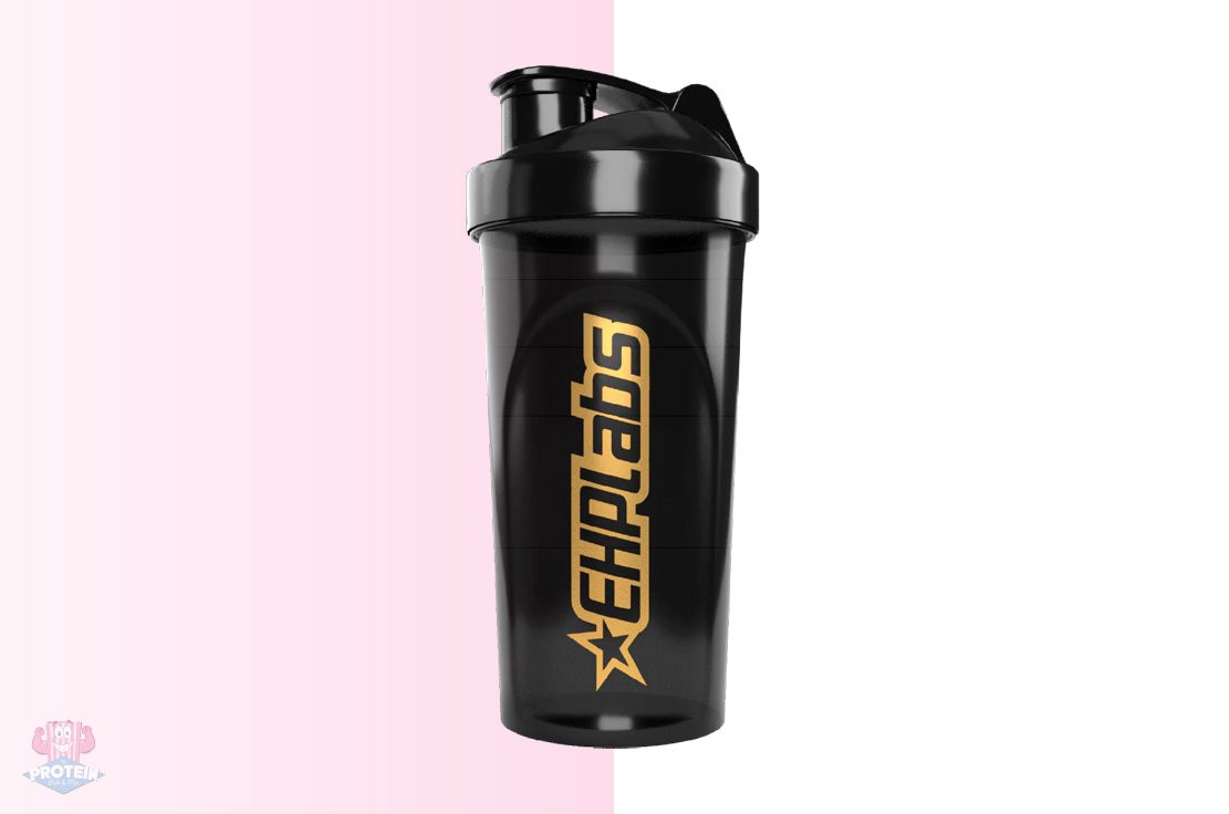EHP Labs Original Logo Shaker Bottle Black & Gold 800ml