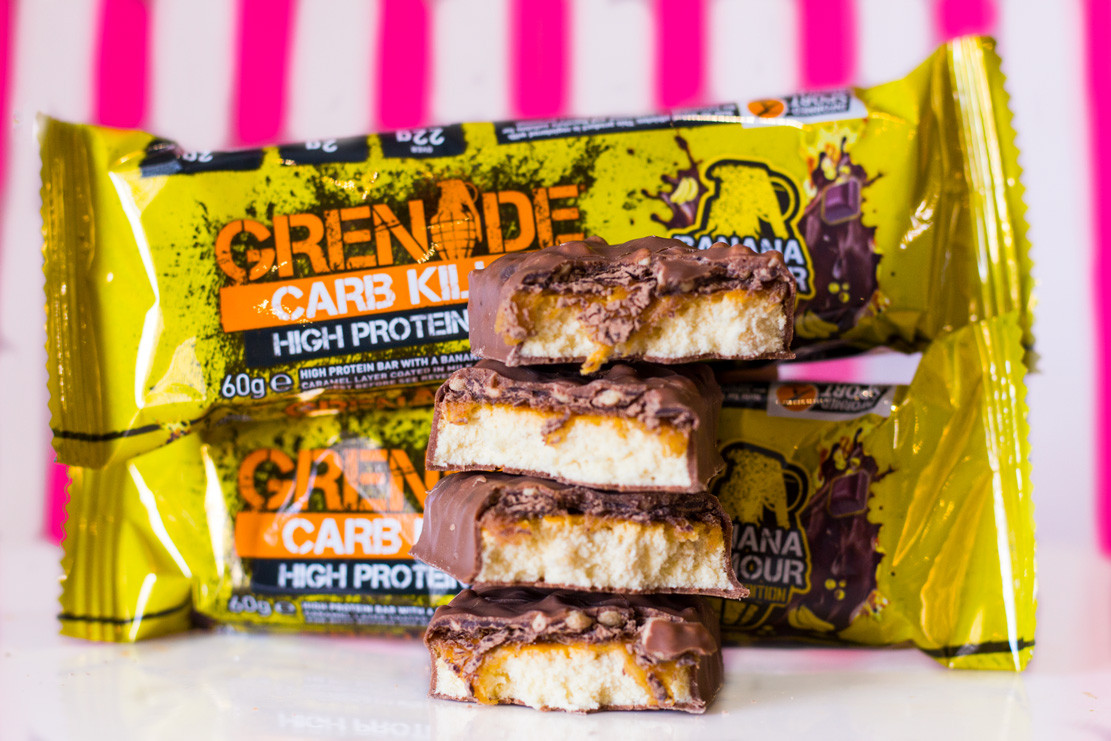 Grenade Carb Killa LIMITED EDITION Banana Armour Protein Bars UK