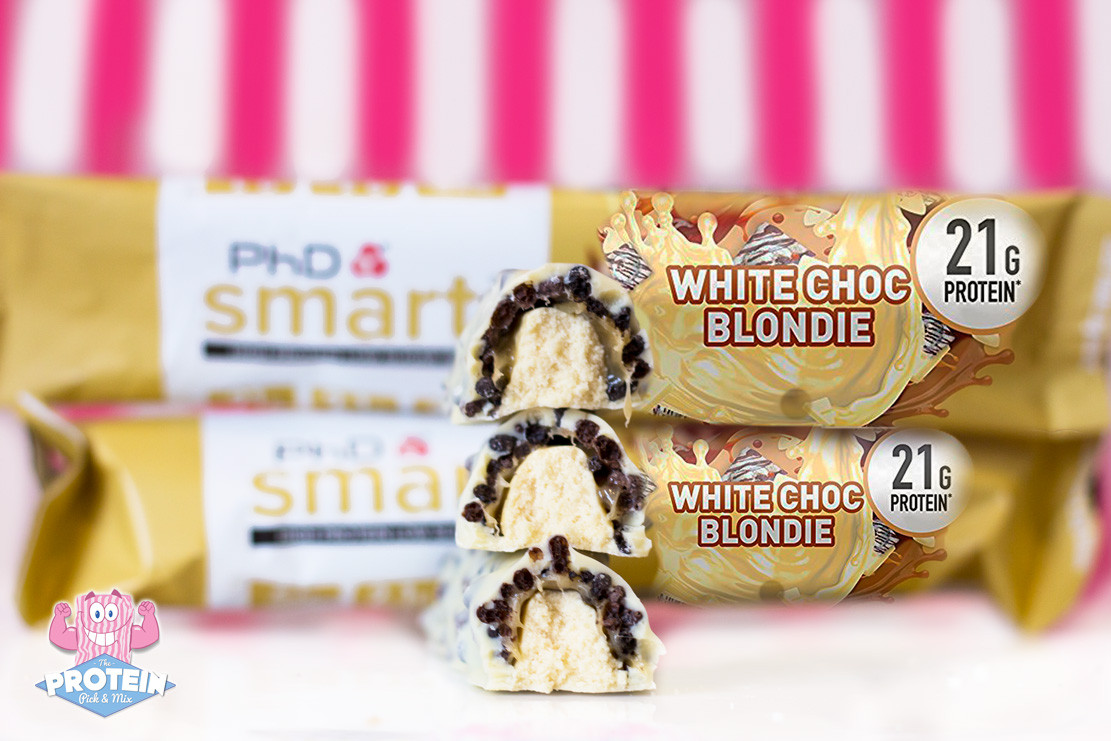 PhD Smart Protein Bar White Chocolate Blondie 64g Protein Bars UK