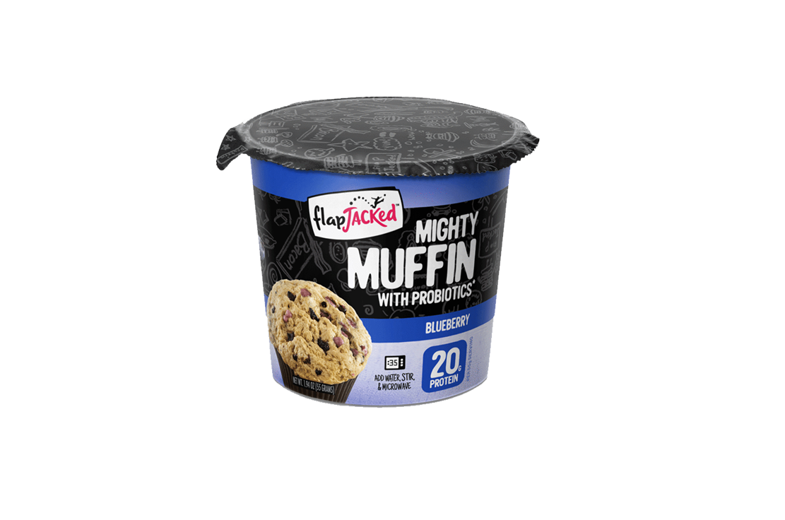 FlapJacked Mighty Muffin Blueberry Flavour (55g) Protein Pick and