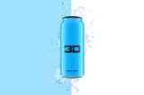 3D Energy Drink Blue