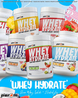 It's getting JUICY folks... meet Per4m Clear Whey Hydrate!