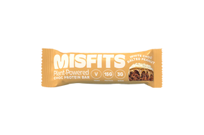 Misfits Plant-Based White Choc Salted Peanut Bar at The Protein Pick and Mix