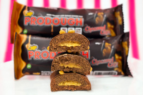 CNP - ProDough High Protein Low Sugar Bar - Chocamel Cups at The Protein Pick and Mix
