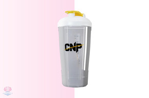 CNP 'Level Up' Logo Shaker - White (750ml) at The Protein Pick and Mix