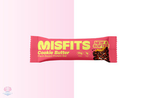 Misfits Plant-Based Protein Bar - Cookie Butter at The Protein Pick and Mix