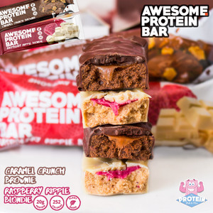 #FeedYourAwesome with Awesome Supps' plant-based protein bars!
