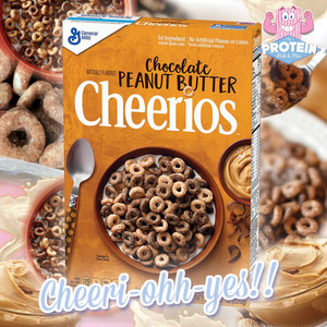 Cheeri-OH-YES! Chocolate Peanut Butter Cheerios at last!