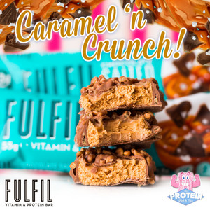 Best Fulfil Bar flavour yet?! Chocolate Salted Caramel 'fulfils' our expectations and then some!