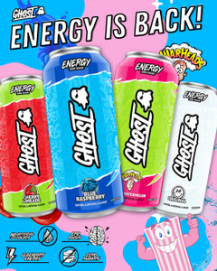 GHOST Energy is back in 4 LEGENDARY flavours!