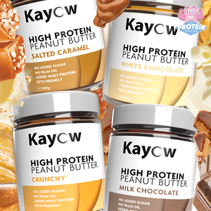 New High Protein Peanut Butters arrive with a... KAYOW!!