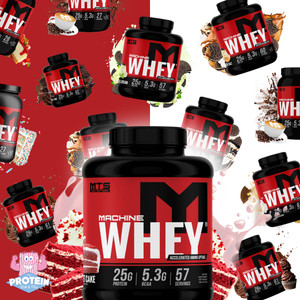 BOOM! MTS Nutrition Machine Whey is back in the Mix, cookie pieces and all!