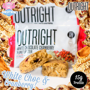 OUTRIGHT bars get White Choc Chips and juicy Cranberries in Marc's latest flavour!