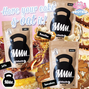 'Have your cake and OAT it!' New My Muscle Mug Oat Mixes available now!