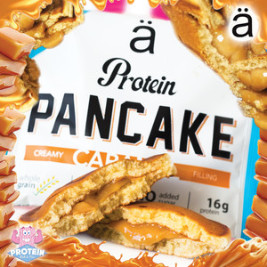Fresh-baked and full of CARAMEL... Ä Nano Caramel protein pancakes are here!