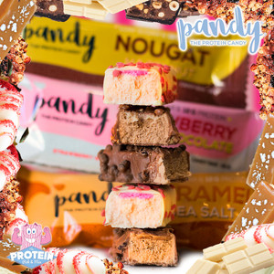 Summon the PANDYMAN! Funsize low sugar Protein Candy Bars from Pandy Protein in the Mix!