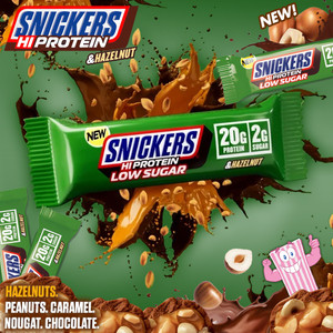 Nifty, nutty and NEW! Meet the Snickers Hi Protein Low Sugar Hazelnut Bar