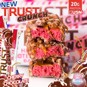 Pretty please with a Cherry on top! USN's Black Forest Gateau-esque Cherry Choc bar in now!