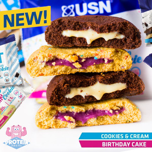 Filled Protein Cookies?! Yep, looks like we can TRUST the guys at USN to nail more than just bars!