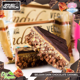 Vegan, but still incredibly 'indulgent'...Applied Nutrition release Belgian (Dark) Choc Caramel Indulgence Square!