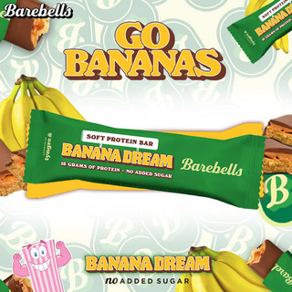 Go Bananas for new Barebells 'Banana Dream' Soft Bar!