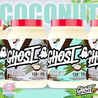 Hold on to holiday vibes with GHOST Coconut Ice Cream!
