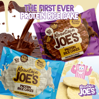 'Rice' to meet you!! High Protein Rice Cakes... another Mountain Joe's first!