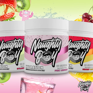 Operation Health & Hydration is on - meet NaughtyBoy Hydration & Electrolytes Powder!