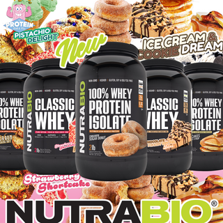 Without compromise...on flavour! NutraBio Whey hits the Mix!