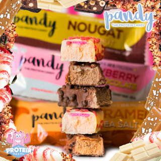 Summon the PANDYMAN! Funsize low sugar Protein Candy Bars from Pandy Protein in the Mix!