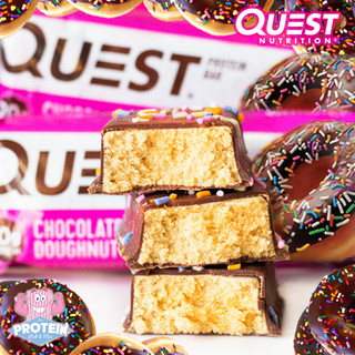 Oh...DOUGH-on! You know you want to try Quest's Choc Sprinkled Doughnut!