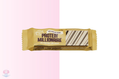 Mountain Joe's Protein Millionaire Bar - White Choc Caramel at The Protein Pick and Mix