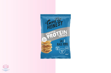 Good & Honest Popped Protein Crisps - Salt & Pepper at The Protein Pick and Mix