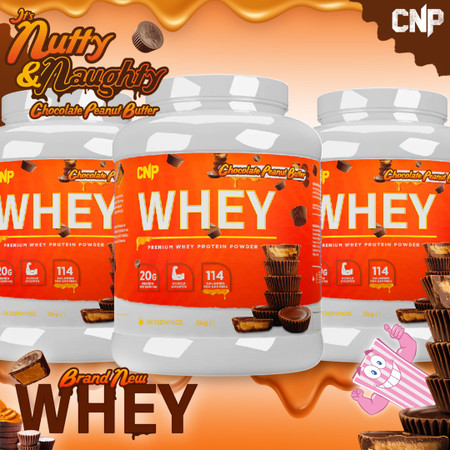 Nutty, Naughty and NEW... CNP Choc Peanut Butter WHEY available now!