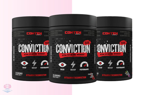 Conteh - Conviction Elite Pre-Workout at The Protein Pick and Mix Conteh - Conviction Elite Pre-Workout at The Protein Pick and Mix
