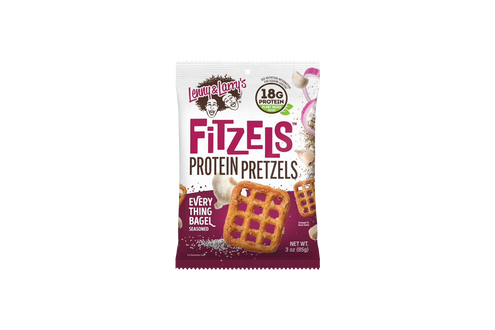 Lenny & Larry's 'Fitzels' Protein Pretzels - Everything Bagel at The Protein Pick and Mix