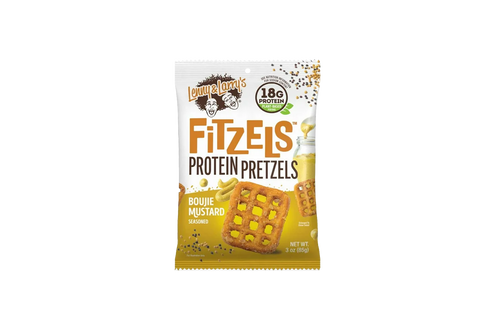 Lenny & Larry's 'Fitzels' Protein Pretzels - Boujie Mustard at The Protein Pick and Mix
